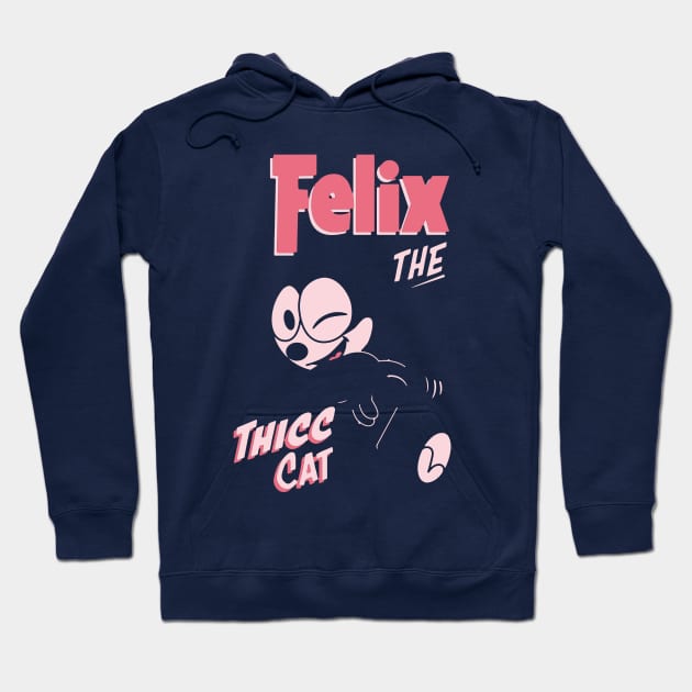 Felix The Thicc Cat Hoodie by Simbada Darurat